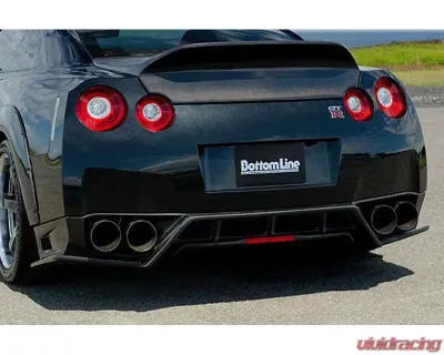 Charge Speed Bottom Line Rear Bumper Diffuser Gloss Carbon (Japanese CFRP) Nissan GTR R35 12-16 - BCNG12-CS831RDCG