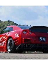 Charge Speed Wide Body Complete Kit with Carbon Front & Rear Under Diffuser (Japanese CFRP) Nissan GTR 12-19                                     - BCNG12-CS831FKWC - Image 2