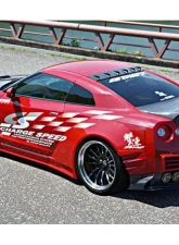Charge Speed Wide Body Complete Kit with Carbon Front & Rear Under Diffuser (Japanese CFRP) Nissan GTR 12-19                                     - BCNG12-CS831FKWC - Image 2