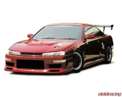 Charge Speed Wide Body Full Kit: CS705FB, CS704SS, CS704RB, CS704FF, CS704FR2 Nissan 240SX S-14 Kouki 97-98 - BCN497-CS705FKW