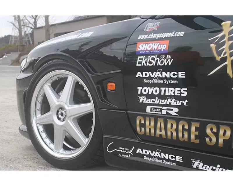Charge Speed Front Wide Fender 20MM Wide (Japanese FRP) Pair Nissan Silvia S15 99-05 - BCN499-CS707FF