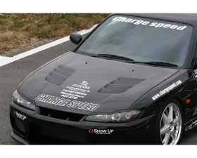 Charge Speed  Type-2 Vented FRP Hood (Japanese FRP) Nissan Silvia S15 99-05