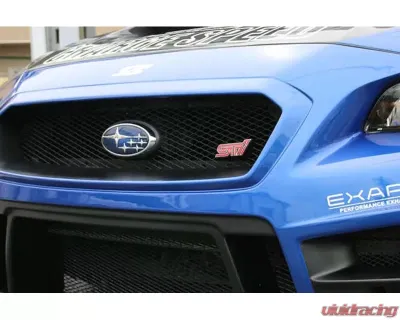 Charge Speed FRP STi Emblem Mark Adapter for Charge Speed Grill (Japanese FRP) In Black Finish Subaru WRX S4 VAG/ LEVORG VM4/VMG 15-19 - BCSI15-CS9735SEM