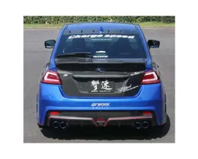 Charge Speed Type-2 Rear Bumper with Carbon Under Part (Japanese CFRP/ FRP) 5246-CS9735RB2F & 5246b Diffuser Subaru WRX STi 2015-2021