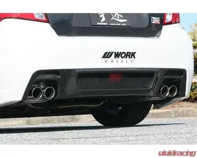 Charge Speed  Carbon Under Diffuser For Charge Speed Rear Bumper Normal & Wide Body (Japanese CFRP) Subaru WRX/ STi GV-B Sedan 11-14 - BCSI11-CS973RDC