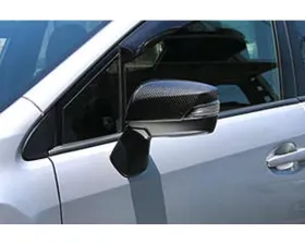 Charge Speed Dry Carbon Door Mirror Cowl in Twill Weave - Subaru WRX STi 4 Doors Sedan VA-B/ WRX S4 VAG/ LEVORG VM4/VMG 2015-2021