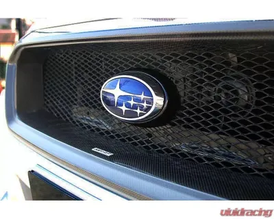 Charge Speed FRP Subaru Emblem Base with Front Monitor for Charge Speed Grill (Japanese FRP) In Black Finish Subaru WRX S4 VAG/ LEVORG VM4/VMG 15-19 - BCSI15-CS9735SECM