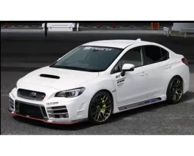 Charge Speed Type-3A Front Bumper with Carbon Under Part (Japanese CFRP/ FRP) - With LED Lights Subaru WRX STi 2015-2021