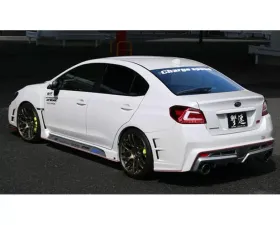 Charge Speed Type-3A Complete Kit with Front Carbon Under Part (Japanese CFRP/ FRP) - With LED Front Bumper Lights Subaru WRX STi 2015-2021