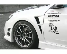 Charge Speed Front Fenders 20mm Wide (Japanese FRP) Fit Charge Speed Normal body or OEM bumper Subaru WRX/ STi GR-B/ GR-V 08-14