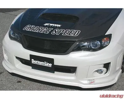 Charge Speed FRP Aero Front Grill (Japanese FRP) Must Cut Original Bumper To fit Subaru WRX/ STi GV-B Sedan 11-14 - BCSI11-CS973GRF