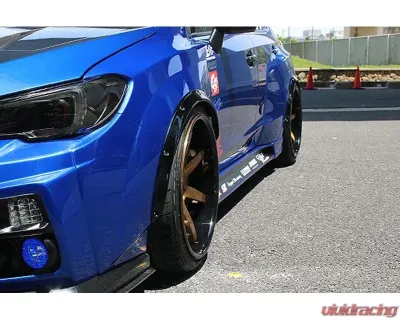 Charge Speed 30mm FRP Over Fenders Front & Rear Set (Japanese FRP) 4 Pieces - to be use on top of Charge Speed Wide Body Fenders Subaru WRX STi 2015-2021 - BCSI15-CS9735OFFW