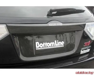 Charge Speed License Plate Cowl SET For OEM Hatch Carbon (Japanese CFRP) 2 Pieces Subaru Impreza/ WRX 5Dr. GR-B HB 08-10 - BCSI08-CS979LPCC