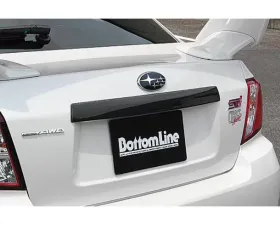 Charge Speed Carbon Rear Finisher(Japanese CFRP) For Trunk Subaru WRX/ STi GV-B Sedan 11-14