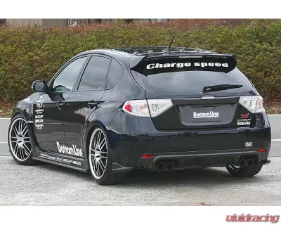 Charge Speed Bottom Lines Type-1 Full Lip Kit Carbon (Japanese CFRP) 5Pcs CS973FL1C, CS979SS1C, CS979RC1C Subaru WRX/ STi GV-B Sedan 11-14 - BCSI11-CS979KFLK1C