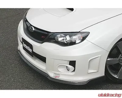 Charge Speed  Bottom Lines Type 2 Front Lip Carbon (Japanese CFRP)  Subaru WRX/ STi GV-B Sedan 11-14 - BCSI11-CS973FL2C