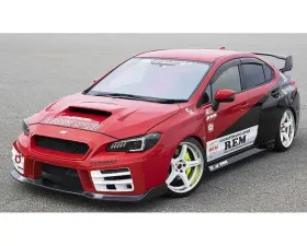 Charge Speed Type-3B 30mm each side Wide Body Complete Kit with Front Carbon Under Part (Japanese CFRP/ FRP) - With LED Front Bumper Lights - 17 Pieces Kit Subaru WRX STi 2015-2021