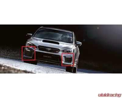 Charge Speed - Front Turn Signal Lights with OEM Subaru Plastic Black Bezel (Pair) Subaru WRX STi VA-D 2018-2019 - BCSI18-CS9736LTS