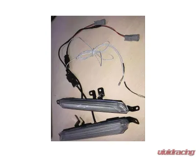 Charge Speed Front Turn Signal Lights with OEM Subaru Plastic Black Bezel (Pair) Subaru WRX S4 VA-D 2018-2019 - BCSI18-CS9736LTS4