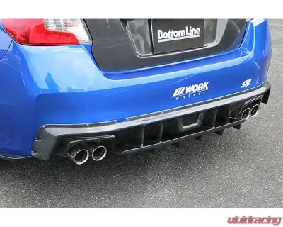 Charge Speed Carbon Rear Under Plate for Charge Speed Rear Diffuser Only (Japanese CFRP) Subaru WRX STi 2015-2021 - BCSI15-CS9735RUPCCS