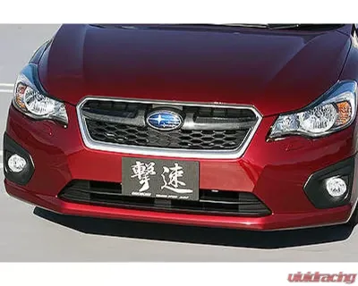 Charge Speed Carbon Front Grill Finisher for OEM Grill (Japanese CFRP) Subaru Impreza GJ 4 Doors Sedan XV CrossTrek GP 12-15 - BCSI12-CS9731GRFC