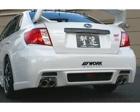Charge Speed Type-C Sedan Rear Bumper FRP (Japanese FRP) Subaru WRX/ STi GV-B Sedan 11-14
