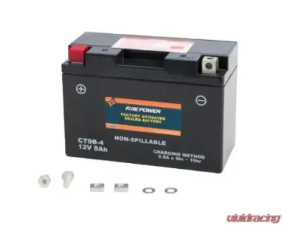 Fire Power Parts Battery Ct9b-4 Sealed Factory Activated 49-2130 - CT9B-4