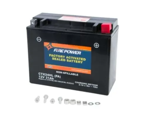 Fire Power Parts Battery Ctx24hl/C50-N18l-a Sealed Factory Activated - CTX24HL-BS(FA)