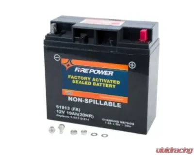Fire Power Parts Battery 51913 Sealed Factory Activated - 51913(FA)