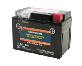 Fire Power Parts Battery Ctx4l/Ct4l Sealed Factory Activated