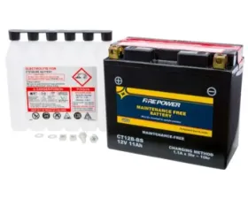 Fire Power Parts Battery Ct12b-Bs Maintenance Free 49-2259