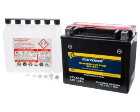 Fire Power Parts Battery Ctx12-Bs Maintenance Free 49-2270