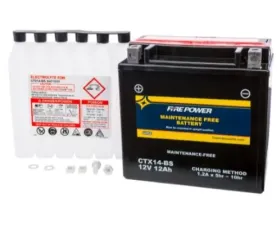 Fire Power Parts Battery Ctx14-Bs Maintenance Free 49-2271
