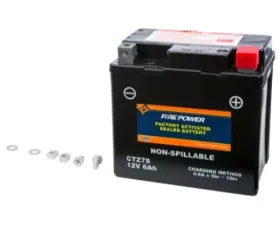 Fire Power Parts Battery Ctz7s Sealed Factory Activated 49-2285