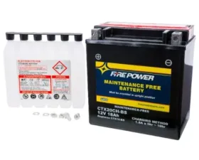Fire Power Parts Battery Ctx20ch-Bs Maintenance Free 49-2290