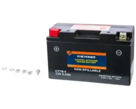 Fire Power Parts Battery Ct7b-4 Sealed Factory Activated 49-2292