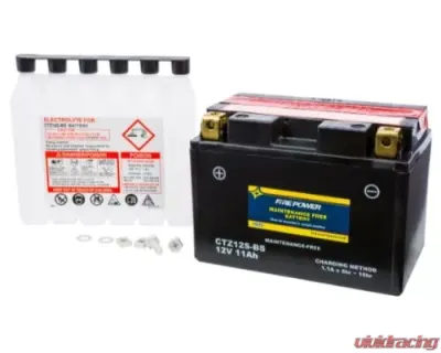 Fire Power Parts Battery Ctz12s-Bs Maintenance Free 49-2294 - CTZ12S-BS