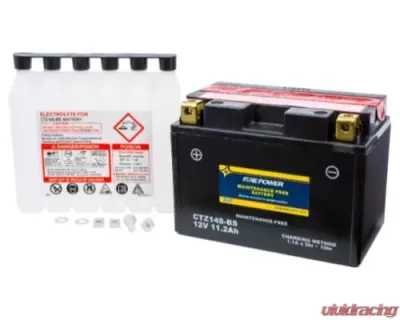 Fire Power Parts Battery Ctz14s-Bs Maintenance Free 49-2295 - CTZ14S-BS