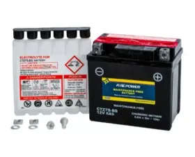 Fire Power Parts Battery Ctz7s-Bs Maintenance Free 49-2298