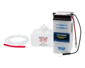 Fire Power Parts Battery W/Acid 6n4a-4d 6v 490-2034