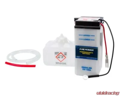 Fire Power Parts Battery W/Acid 6n4a-4d 6v 490-2034 - 6N4A-4D