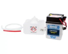 Fire Power Parts Battery W/Acid 6n4c-1b 6v 490-2042