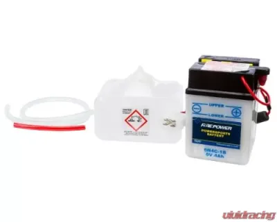 Fire Power Parts Battery W/Acid 6n4c-1b 6v 490-2042 - 6N4C-1B