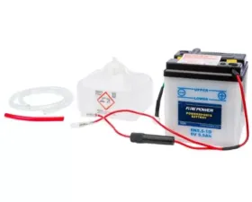 Fire Power Parts Battery W/Acid 6n5.5-1d 6v 490-2045