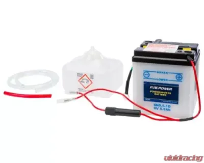 Fire Power Parts Battery W/Acid 6n5.5-1d 6v 490-2045 - 6N5.5-1D