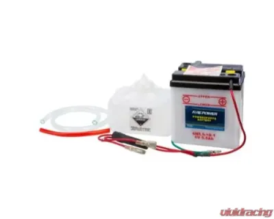 Fire Power Parts Battery W/Acid 6n5.5-1d-1 6v 490-2046 - 6N5.5-1D-1