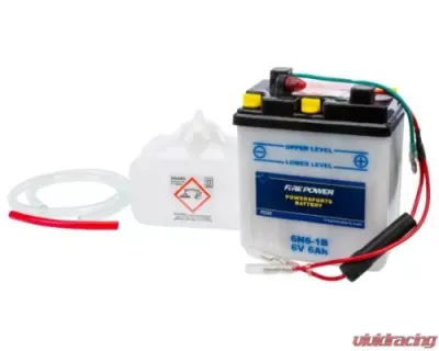 Fire Power Parts Battery W/Acid 6n6-1b 6v 490-2050 - 6N6-1B