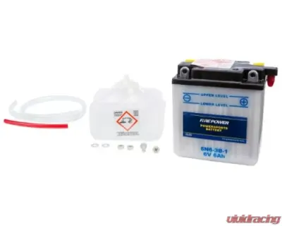 Fire Power Parts Battery W/Acid 6n6-3b-1 6v 490-2054 - 6N6-3B-1