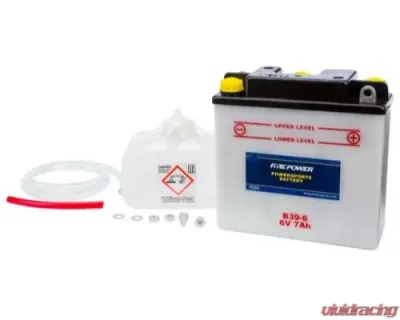 Fire Power Parts Battery W/Acid B39-6 6v 490-2075 - B39-6