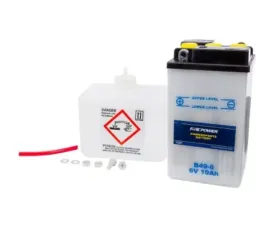 Fire Power Parts Battery W/Acid B49-6 6v 490-2077